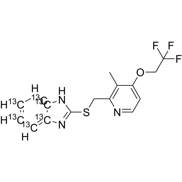 Lansoprazole Sulfide-13C6 1261392-56-6